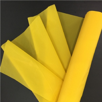 高張力高目數(shù)滌綸印刷印花網(wǎng) 黃色網(wǎng)紗絲網(wǎng)