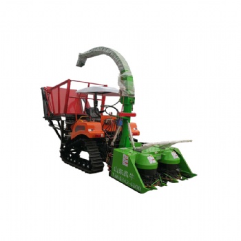 2019小型履帶式青貯機收割效率高粉碎效果好青儲機犇牛農機