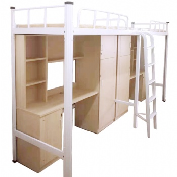 深圳學生公寓床公寓床廠家多功能帶書桌上床下柜組合公寓床