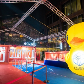 佛山展會搭建場地布置桁架篷房LOGO舞臺展臺背景安裝