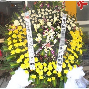 深圳花圈店|深圳花圈預訂,深圳送花圈,深圳龍崗喪事花圈,深圳殯儀館花圈價格