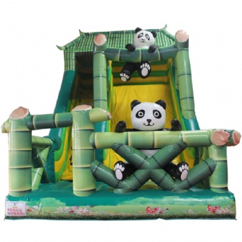 熊貓滑梯充氣滑梯攀巖跳床蹦蹦床游樂設備兒童樂園淘氣堡充氣玩具擺攤生意