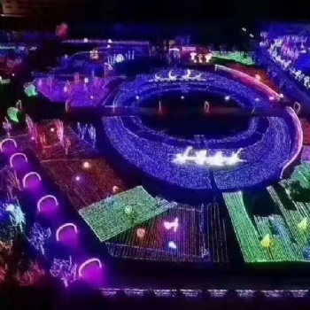 彩燈，大型燈光展,水幕電影