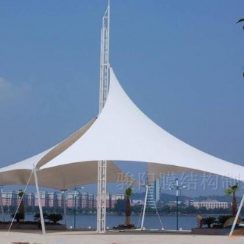 杭州膜結構景觀棚 張拉膜觀賞棚 張拉膜雨棚材料選擇