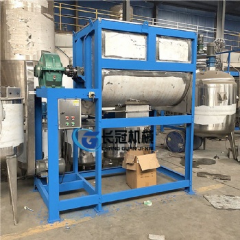 不銹鋼粉末顆粒混合拌料機 臥式粉體烘干攪拌機