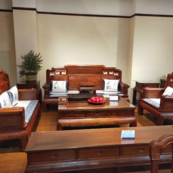 國標紅木高端家具印尼酸枝緬甸花梨沙發茶幾餐桌