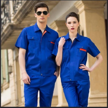 青島工作服廠家膠南工作服定做汽車維修夏季工裝加工定做