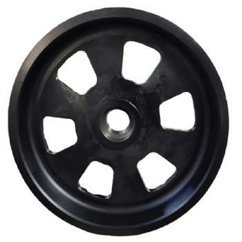 廠家供應三角同步皮帶輪 單槽兩面平皮帶輪非標加定做