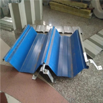 彩色鋼板瓦 1.0mm海藍(lán)色咬合彩鋼板 YX114-333-666