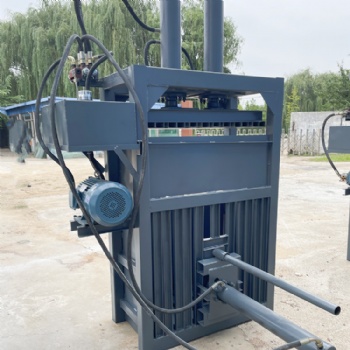 紡織品廢紙廢塑料打包機 皮革爛布頭打包壓塊機