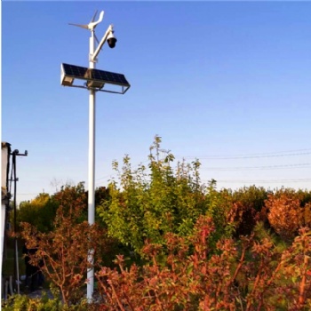 太陽能監控桿 戶外攝像監控立桿