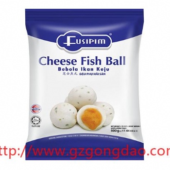 【Fusipim】芝士魚丸 500克*20包/箱
