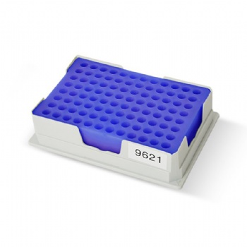 辰現(xiàn)pcr冰盒96孔感溫變色冷凍冰盒