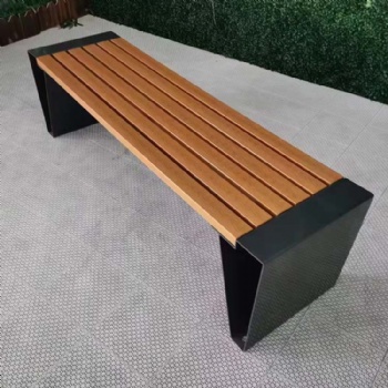 供應(yīng)戶外塑木公園椅、實(shí)木廣場休閑椅