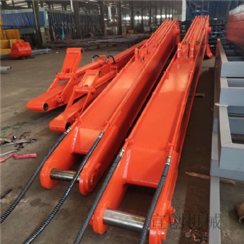 挖掘機加長臂改裝定制廠家 定制鉤機加長臂 加長臂挖掘機 濟寧宣創工程機械設備