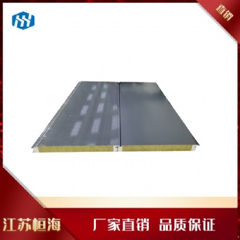 廠家定制巖棉夾芯板復合板聚氨酯封邊