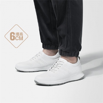 何金昌新款夏季透氣牛皮休閑鞋