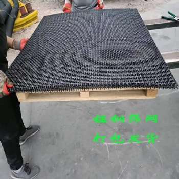 力王供應 65錳鋼篩網 MG1848型13毫米孔 軋花編織 漲緊式安裝