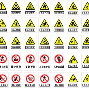 德業電器電力安全標志牌