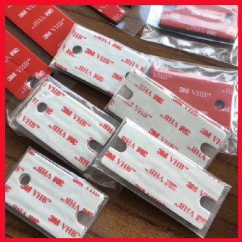 雙面膠模切透明亞克力灰色泡棉膠圓形無痕異形雙面膠