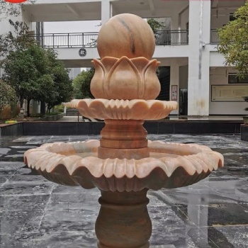 石雕大理石噴泉?dú)W式戶外大型流水噴水小區(qū)別墅庭院景觀擺件