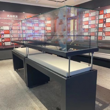 博物館電動升降柜各大商業展示展覽柜安裝制作