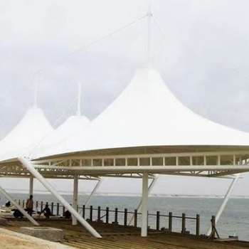 膜結構涼亭公園休閑亭子河邊休閑涼亭張拉膜廣場張拉膜涼亭