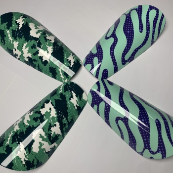 熱升華足球護腿板圖案打印