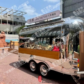 移動咖啡奶茶車商用美食餐車多功能酒吧車網紅復古房車售貨小吃車