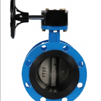 中型法蘭渦輪蝶閥D371X-16Q上海滬航閥門