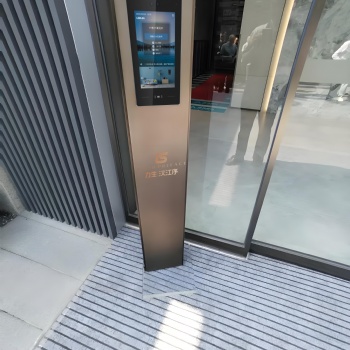 小區(qū)不銹鋼全新樓宇對(duì)講立柱