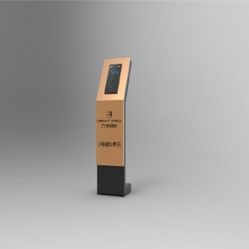 可視樓宇對講立柱，小區門禁立柱